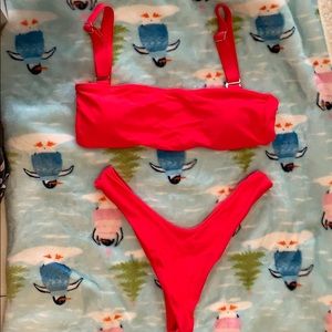 Beautiful hot pink bikini